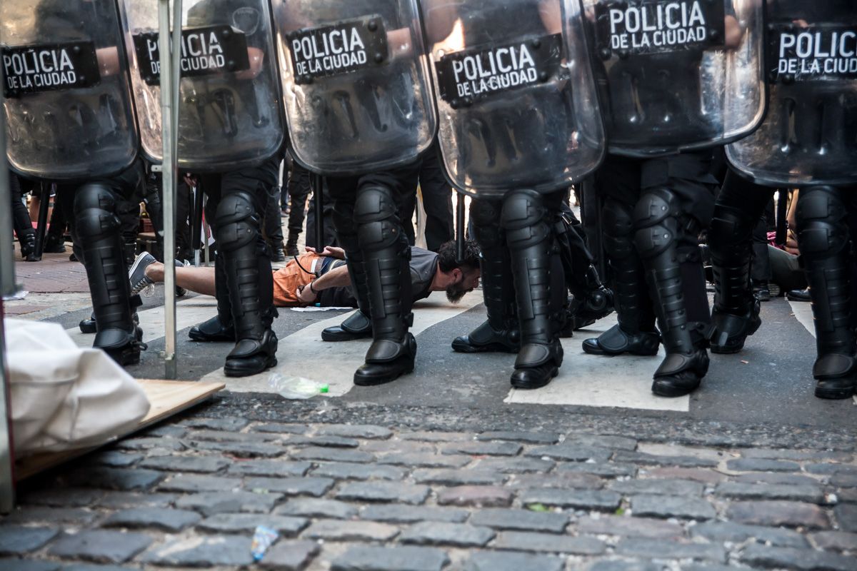 Pipo detenido. Foto: Hernán Vitenberg