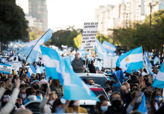 Marcha anticuarentena al Obelisco: ¿Qué pidieron?