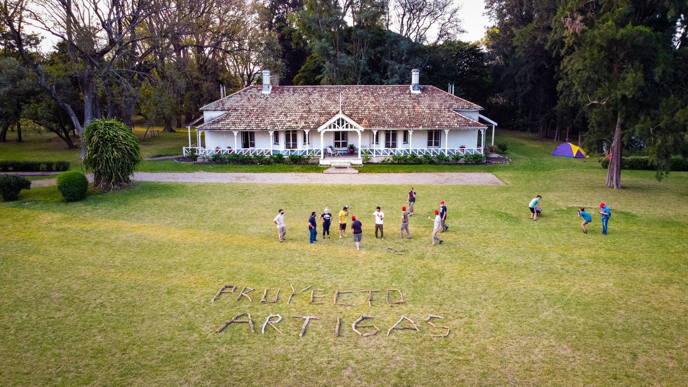 Toma aérea tomada por el MTE Rural.