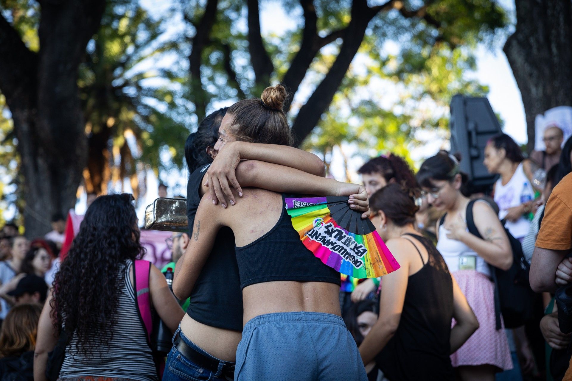Asamblea en Parque Lezama